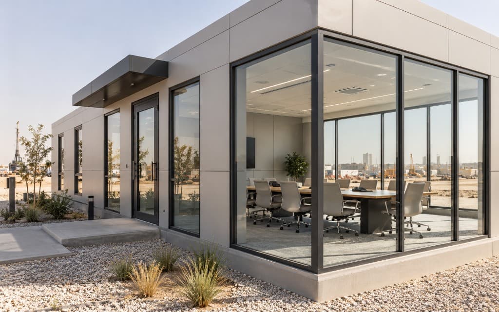 Modular offices and meeting rooms
